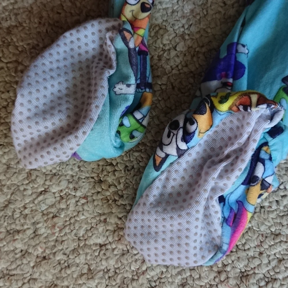 Bluey Toddler One Piece Sleeper Pajamas, Size 3T